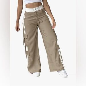 Women's Tan Cargo Pants